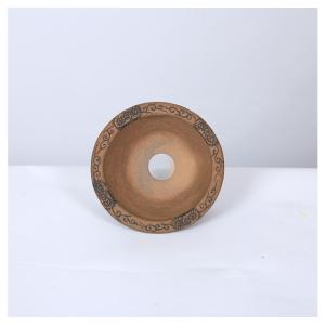 現代小鉢:谷嵐山 外縁段足丸鉢【現品】*9.2...の詳細画像3