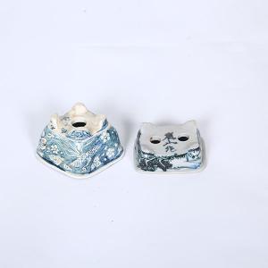 現代小鉢:谷嵐山 足付小鉢 2個組【現品】* ...の詳細画像4