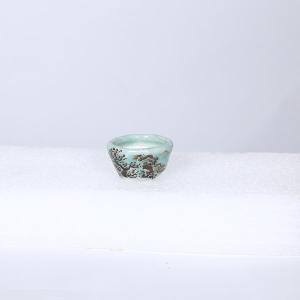現代小鉢：春嘉　猫足付丸鉢【現品】*haruyoshi　4.3cm