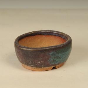 盆栽小鉢：伊藤屯洋(とんよう) 長方鉢 14.8cm *現品もの 資材 : 遊恵