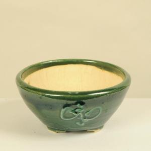 盆栽小鉢：真山（まざん）楕円鉢 13.7cm 【現品】 : 遊恵盆栽 Yahoo!店