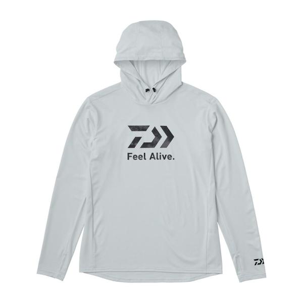 ダイワ　DE-3525 Feel Alive. ドライフーディー ライトグレー M