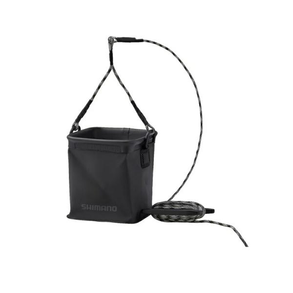 シマノ　BK-002X ポケッタブル水汲みバッカン ブラック