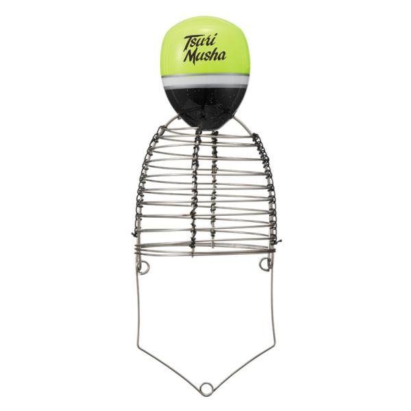 釣武者　フカセ飛びカゴ urala L イエロー