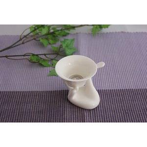 中国茶器　ノーブランド　手の型　茶濾し＋茶濾し置き