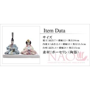 リヤドロ ナオ 雛人形 ひな人形 かわいい お...の詳細画像2