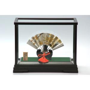 大阪長生堂 純銀 銀製 置物 扇8号 松竹梅 結婚祝い 賀寿 長寿祝い に