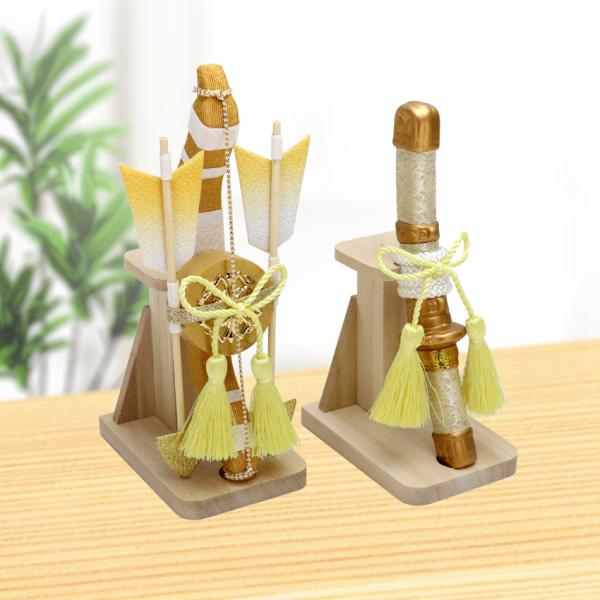 五月人形 道具 光彩 弓太刀飾り オリジナル五月人形を演出 五月人形 兜 コンパクト おしゃれ 兜飾...