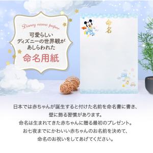 ディズニー 命名用紙 ミッキー ミニー くまの...の詳細画像1