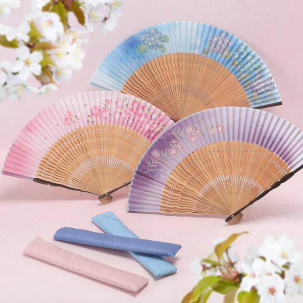 クリアランスセール 扇子 レディース 女性用 扇子袋付き 優華 名入れ 無料特典 メール便限定 送料...