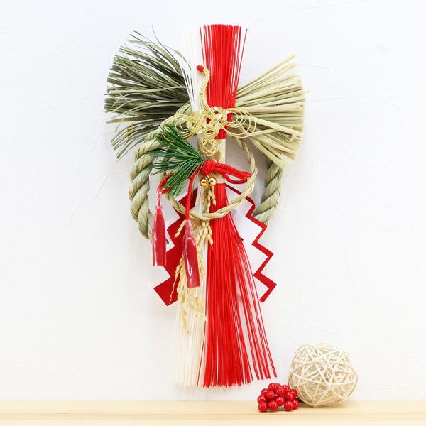 正月飾り しめ縄 天鶴 お正月飾り しめ縄飾り しめ縄リース しめ飾り おしゃれ モダン 玄関 玄関...