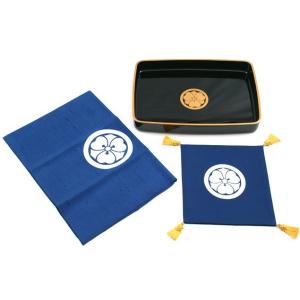 大阪長生堂 調度品三号儀礼セット 既製紋 広蓋・袱紗・風呂敷の