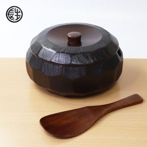 豪華木製おひつ3点・湯筒4点・薬味入れセット 伝統工芸 職人手作 大阪長生堂 おひつ 木製 くりぬきおひつ 1人用お櫃 約1合 めしびつ 飯