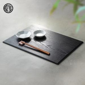 ランチョンマット 折敷 半月盆 網代編み 煤竹 : 北の竹工房 - 通販