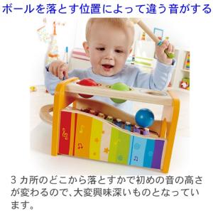 音の出るおもちゃ 鉄琴 ボール落とし ハンマー...の詳細画像3