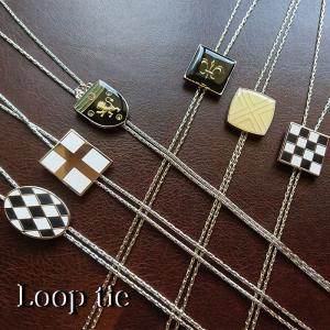 紐ループタイ ボロタイ アンティーク シルバー オオカミ 狼 ウルフ