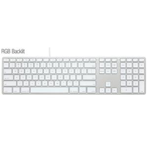 Matias  RGB Backlit Wired Aluminum Keyboard for Ma...