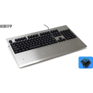 FILCO Majestouch 3 Metal SUS Edge 青軸 フルサイズ 日本語配列 前面印字 かな印字なし PBT2色成型2キーキャップ黒｜y-diatec