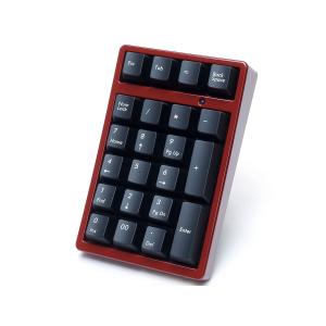 FILCO Majestouch TenKeyPad 2 Professional PBT テンキー工房 越前漆塗りモデル 古代朱塗り Cherry MX 茶軸 ブラック｜y-diatec