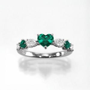 コロンビア産エメラルド0.45ct0.16ctプ...の商品画像