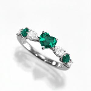 コロンビア産エメラルド0.45ct0.16ct...の詳細画像1
