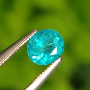 ミラノ☆ブラジルバターリャパライバトルマリン2pcリング18金Pt