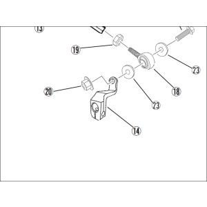 【レース専用】 14.CHANGE ARM  バックステップキット 補修部品 バイク｜エンデュランスYahoo!店