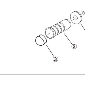 3.STEP BAR END CAP  バックステップキット 補修部品 バイク