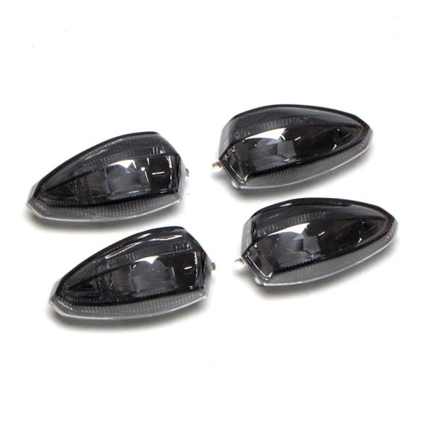 汎用 SUZUKI系 スモークウィンカーレンズセット 4コ  バイク