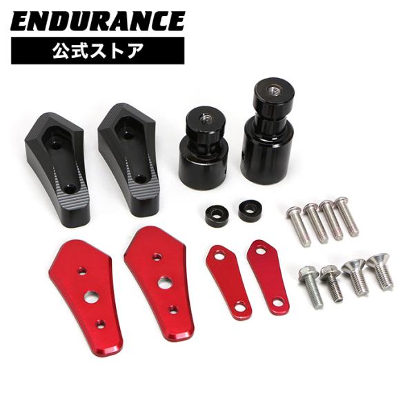 Ninja ZX-25R ZX-4R SE ZX-4RR エンジンスライダー セット (レッド) /...