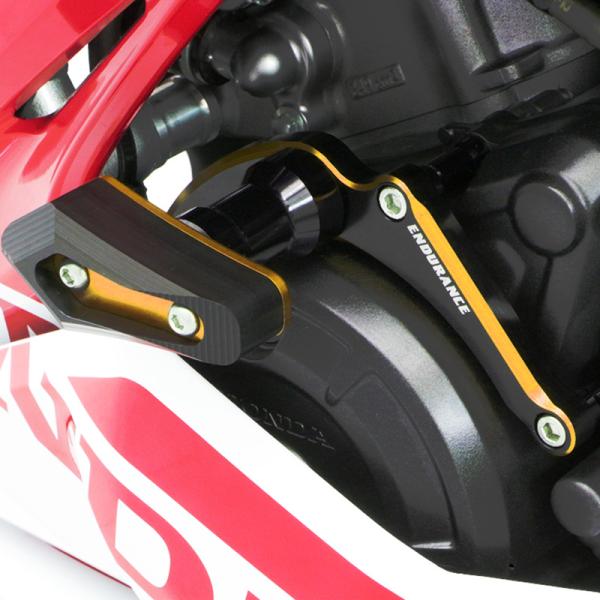 CBR250RR MC51 エンジンスライダー セット(ブラック／ゴールド) バイク