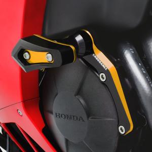 CBR600RR PC40 エンジンスライダー セット(ブラック／ゴールド) バイク｜エンデュランスYahoo!店