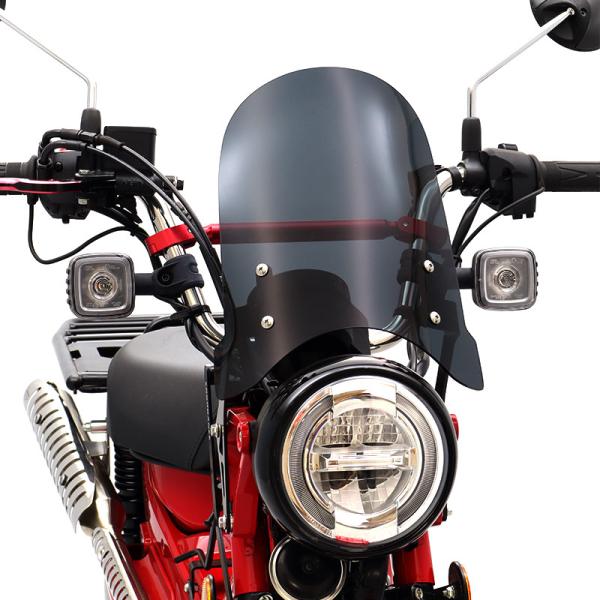 CT125 ハンターカブ JA55 JA65 メーターバイザーロングセット(スモーク)＋取り付けキッ...