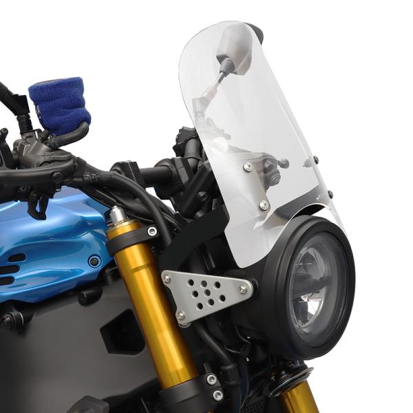 XSR900 RN80J メーターバイザーロングセット（クリア）＋取り付けキット バイク