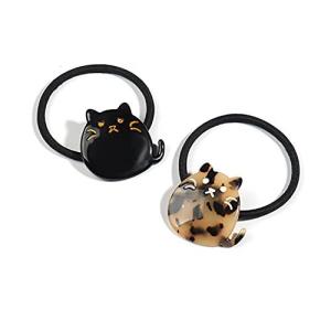dodtazz ヘアゴム ヘアアクセサリー 猫 レディース ブレスレット 髪留め 髪飾り アレンジ