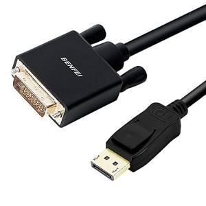 Benfei Displayport → DVI-D 変換 ケーブル 1.8m ブラック相性 デュアル ディスプレイ