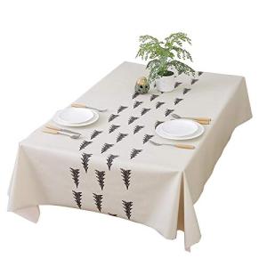 remecle テーブルクロス テーブルカバー 撥水 PVC 北欧 137cm x 185cm ずれにくい 汚れ防止 手入れ簡単 ダイニングテーブル