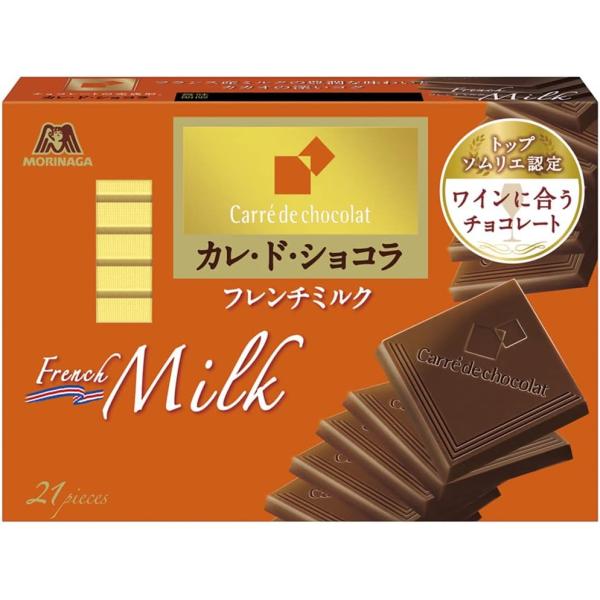 森永製菓 カレ・ド・ショコラ&lt;フレンチミルク&gt; 21枚×6個