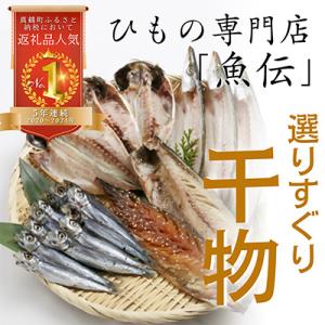 ふるさと納税 真鶴町 魚伝特製干物セット詰め合わせ 真鶴町返礼品人気ランキングNo.1 (冷凍)