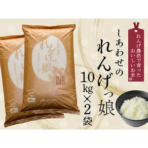 ふるさと納税 枚方市 しあわせのれんげっ娘 (精米) 10kg×2本