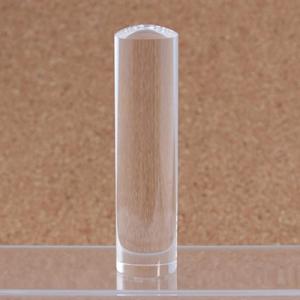 ふるさと納税 富士川町 宝石印鑑　水晶　12.0mm×60.0mm