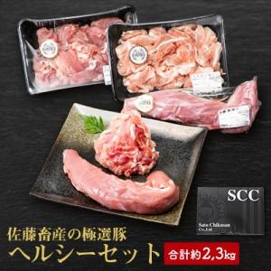 ふるさと納税 土浦市 佐藤畜産の極選豚　ヘルシーセット