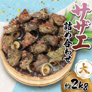 ふるさと納税 七尾市 サザエ詰め合わせ (大約2kg)