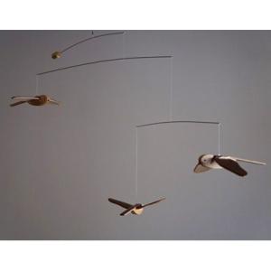 ふるさと納税 東川町 「鳥たちの空」シマエナガモビール　　　　　　　　　　　　　　　　　　　〈3羽組...