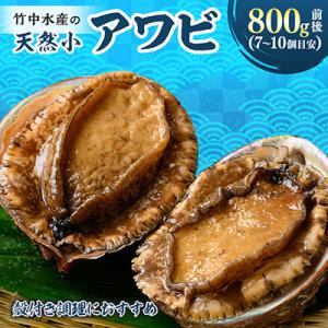 ふるさと納税 八幡浜市 竹中水産の天然小アワビ、殻付きのままでバター焼き800g前後(7〜10個目安...