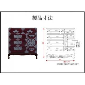 ふるさと納税 利府町 仙台箪笥 猫足チェスト ...の詳細画像3