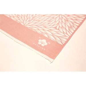 ふるさと納税 八王子市 【江戸小紋 石塚染工】手染め形梅浴衣 反物 むじな菊(薄柿色)