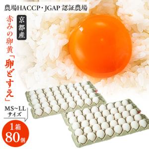 ふるさと納税 福知山市 『卵どすえ』 1箱(80個)