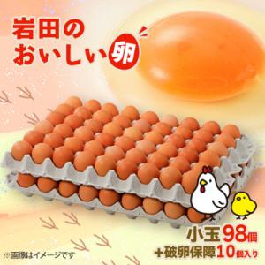 ふるさと納税 榛東村 岩田のおいしい卵 小玉98...の商品画像