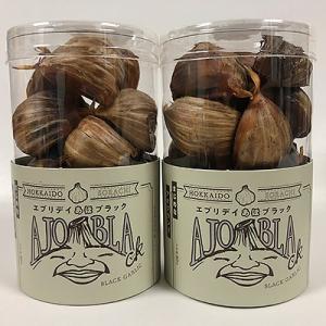 ふるさと納税 美唄市 北海道美唄産　黒ニンニク【AJOBLACK】80g×2